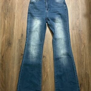 SHEIN Blue Flare Women's Jeans